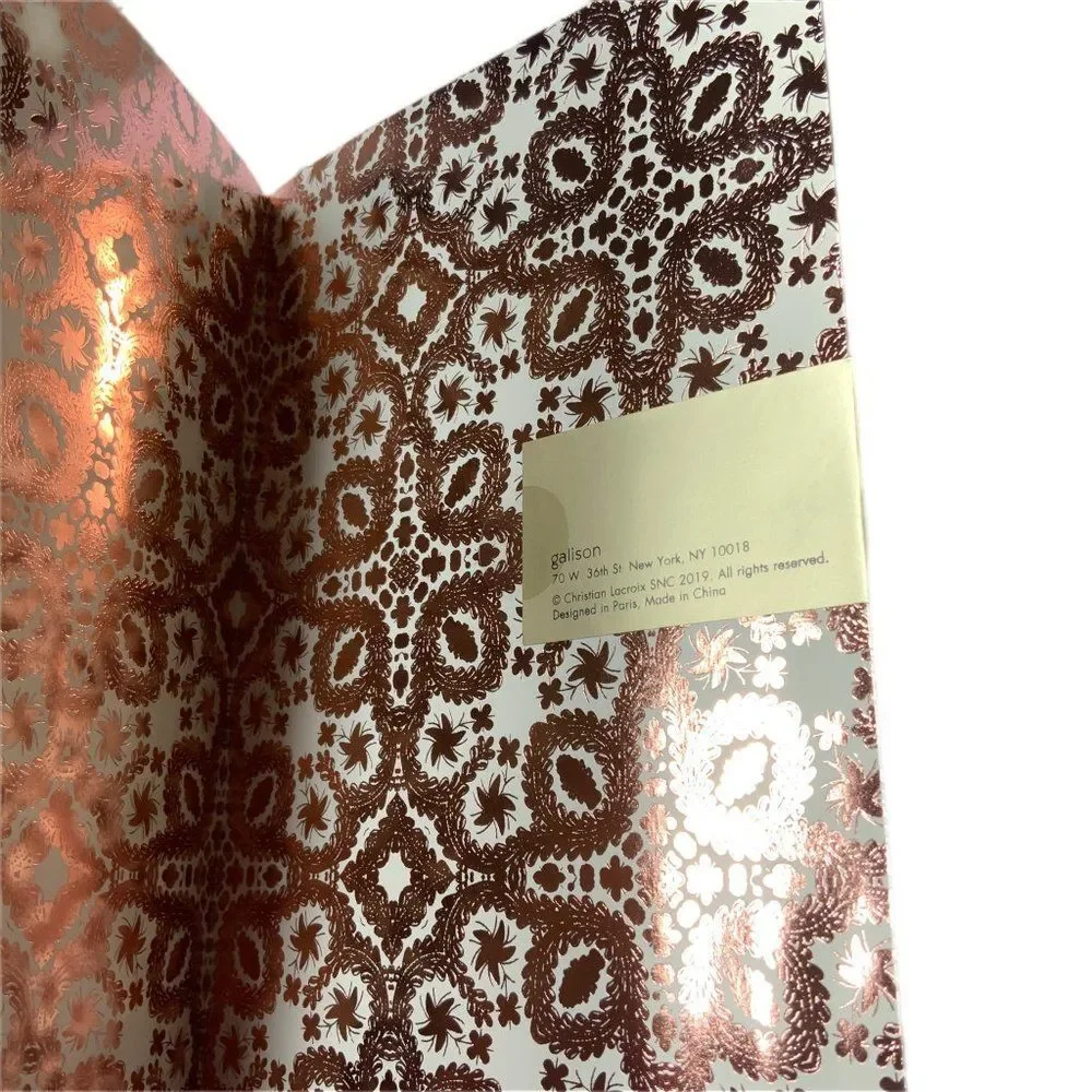 NEW! Christian Lacroix Sunset Copper Metal Paseo A5 Layflat Journal Notebook 152